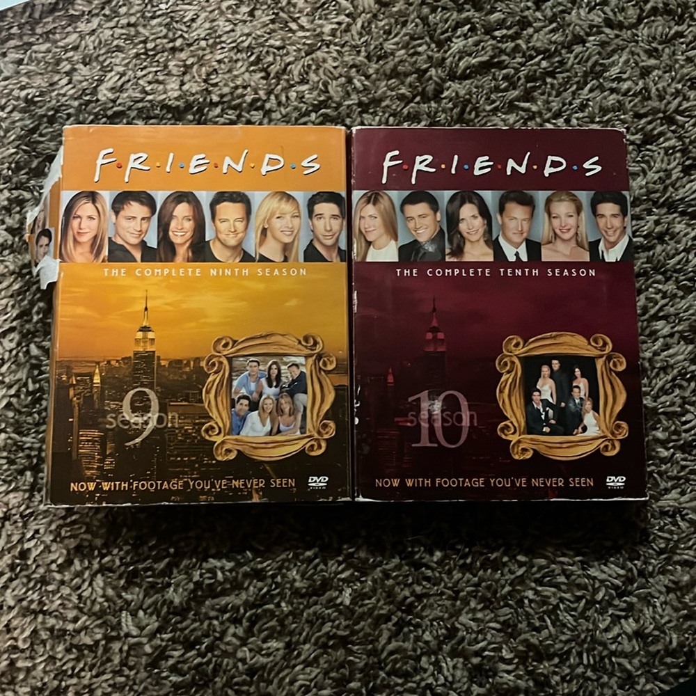 Friends Season 9 & 10 Disk Set Of 2 Copys